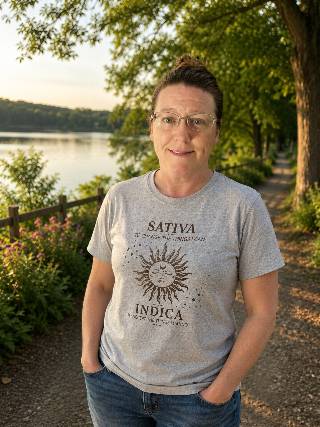 Sativa Indica Sun T-Shirt