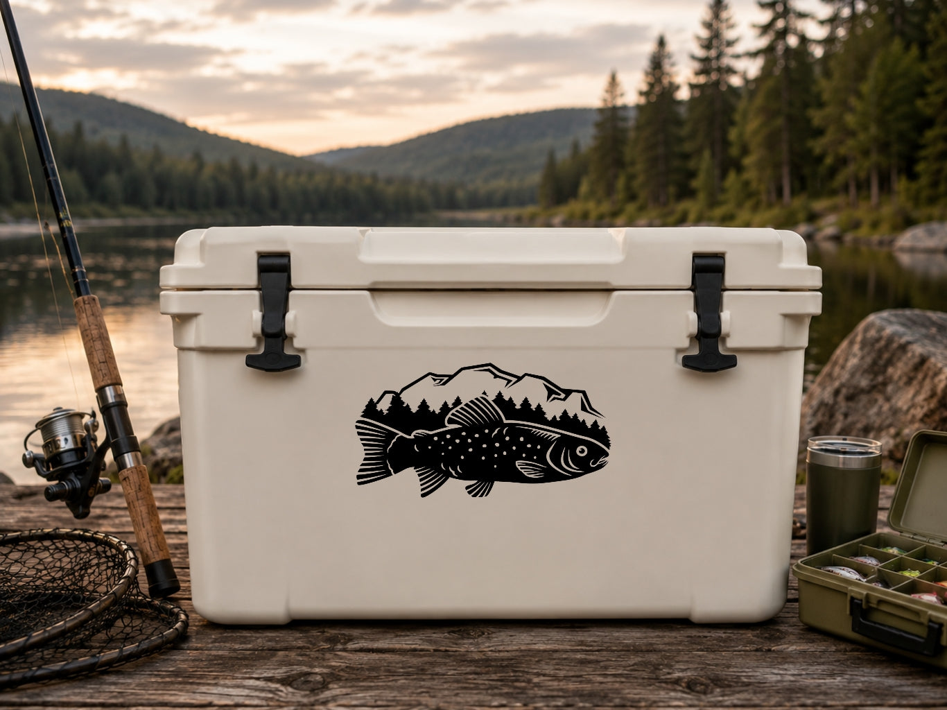 Fishing Collection Decal - 12-Pack
