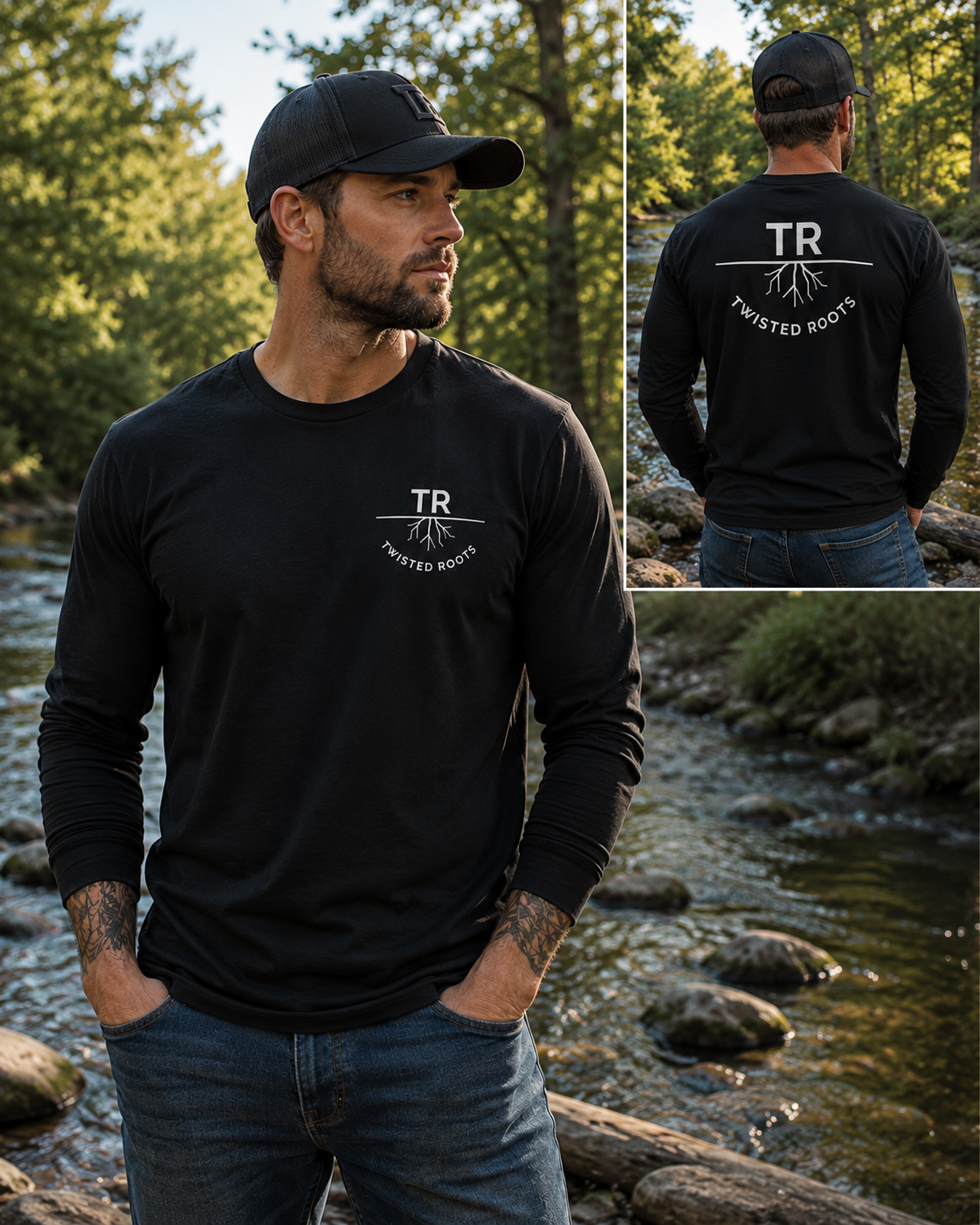 Twisted Roots Logo Graphic T-Shirt | Urban Smoke Culture Streetwear