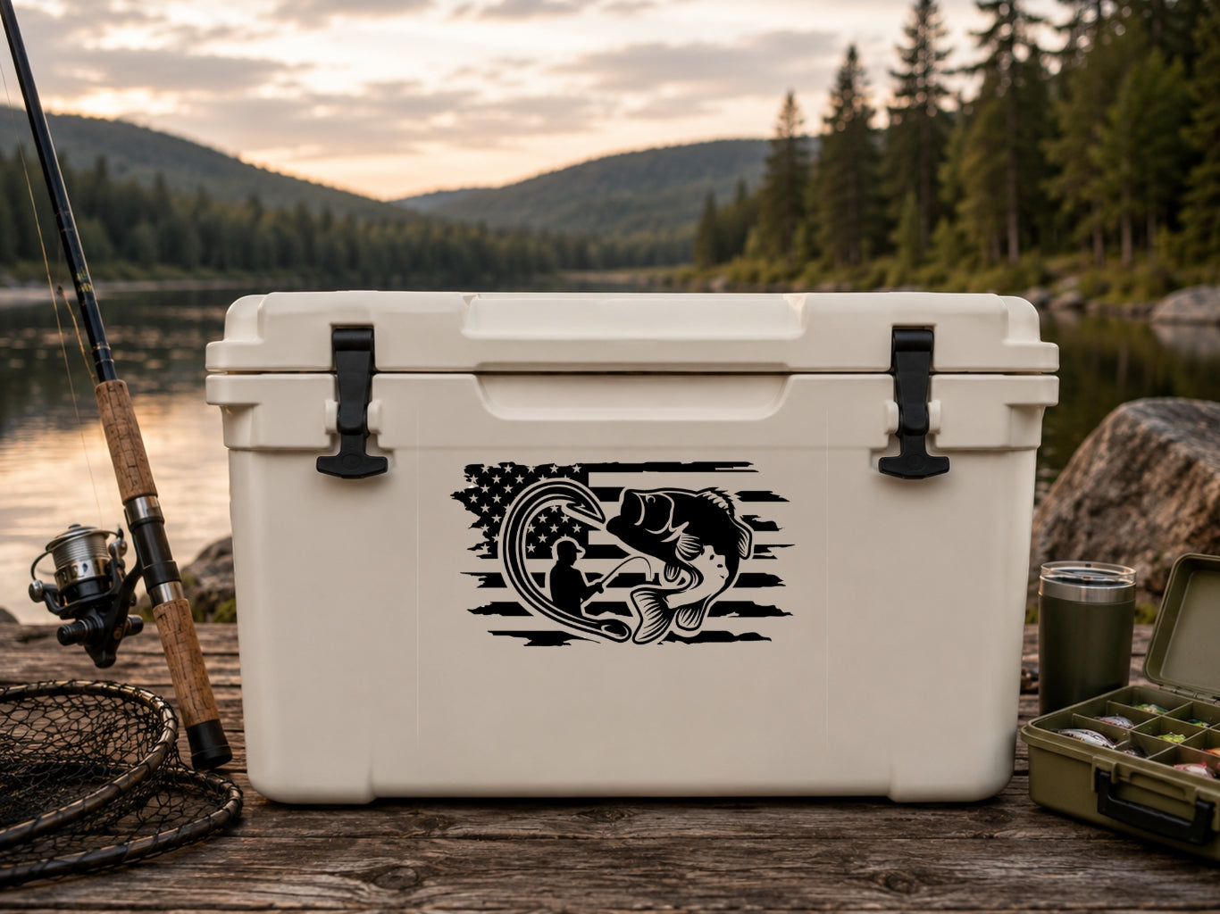 Fishing Collection Decal - 12-Pack